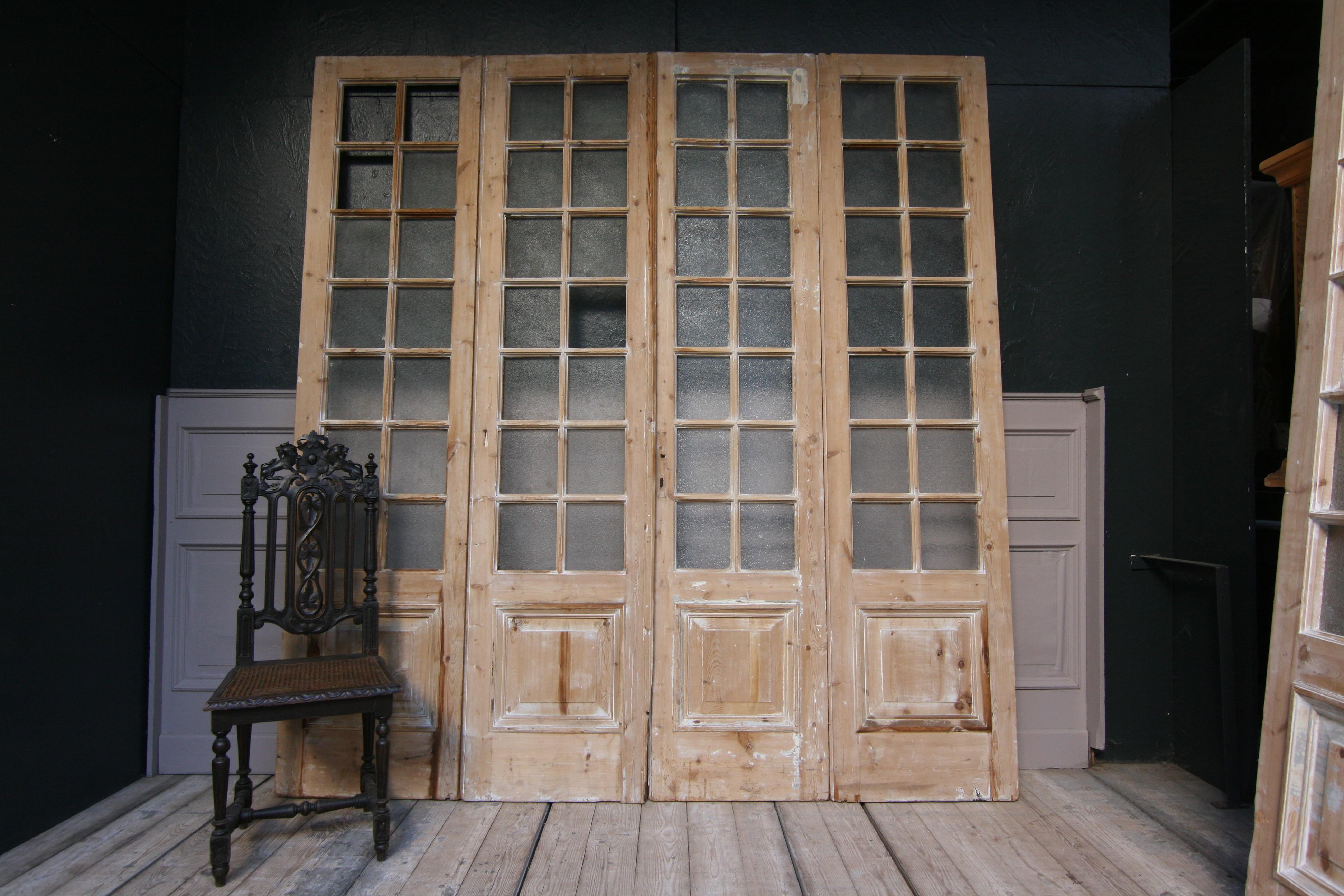 pine french doors