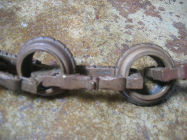 19th Century French Dore Bronze Length of Chain For Sale 1