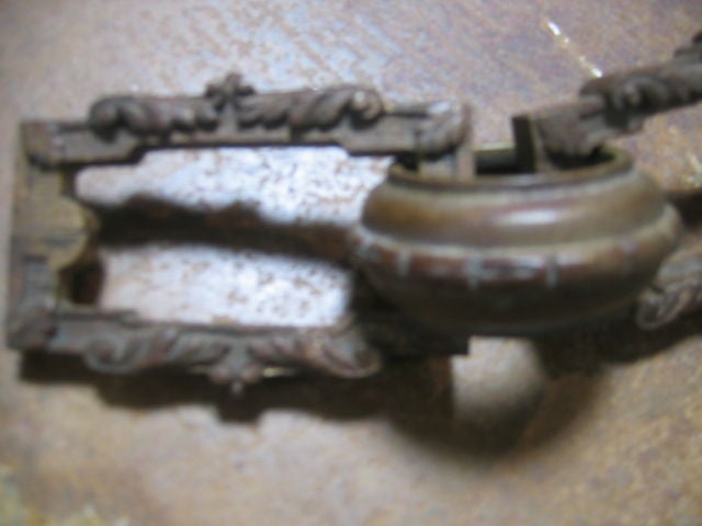 19th Century French Dore Bronze Length of Chain For Sale 3
