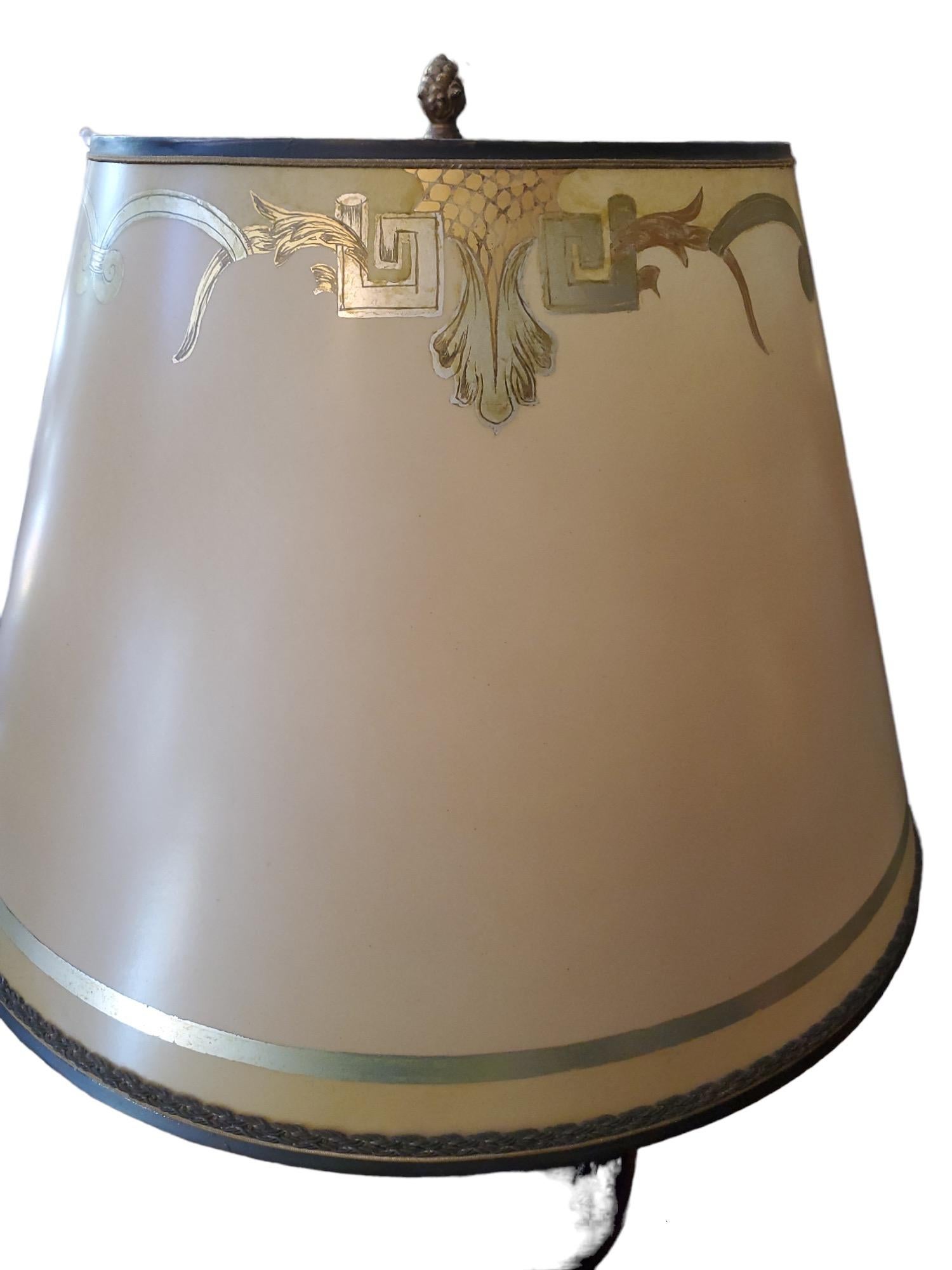 Moulage Lampe asiatique française du 19ème siècle montée sur bronze doré en vente