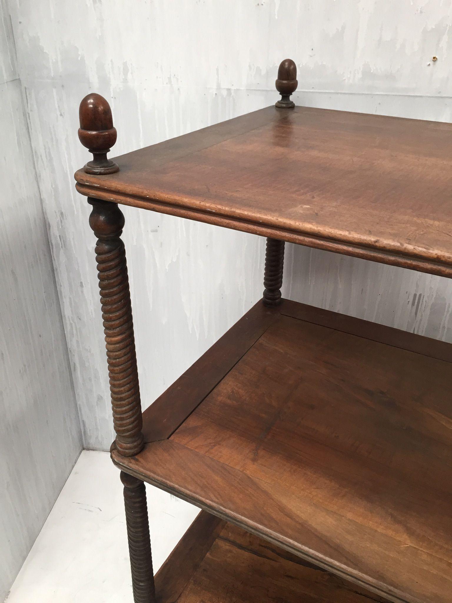 Stunning 19th Century carved Walnut drapers console.