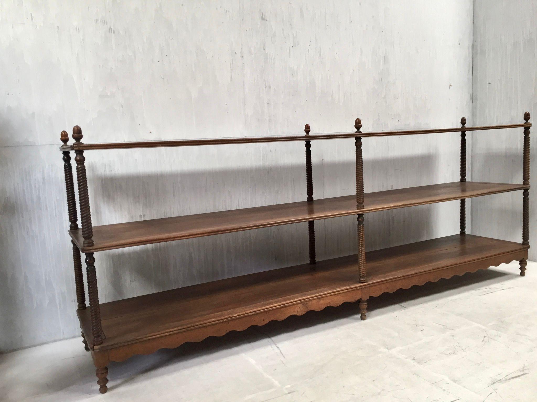 Walnut 19th Century French Drapers Console