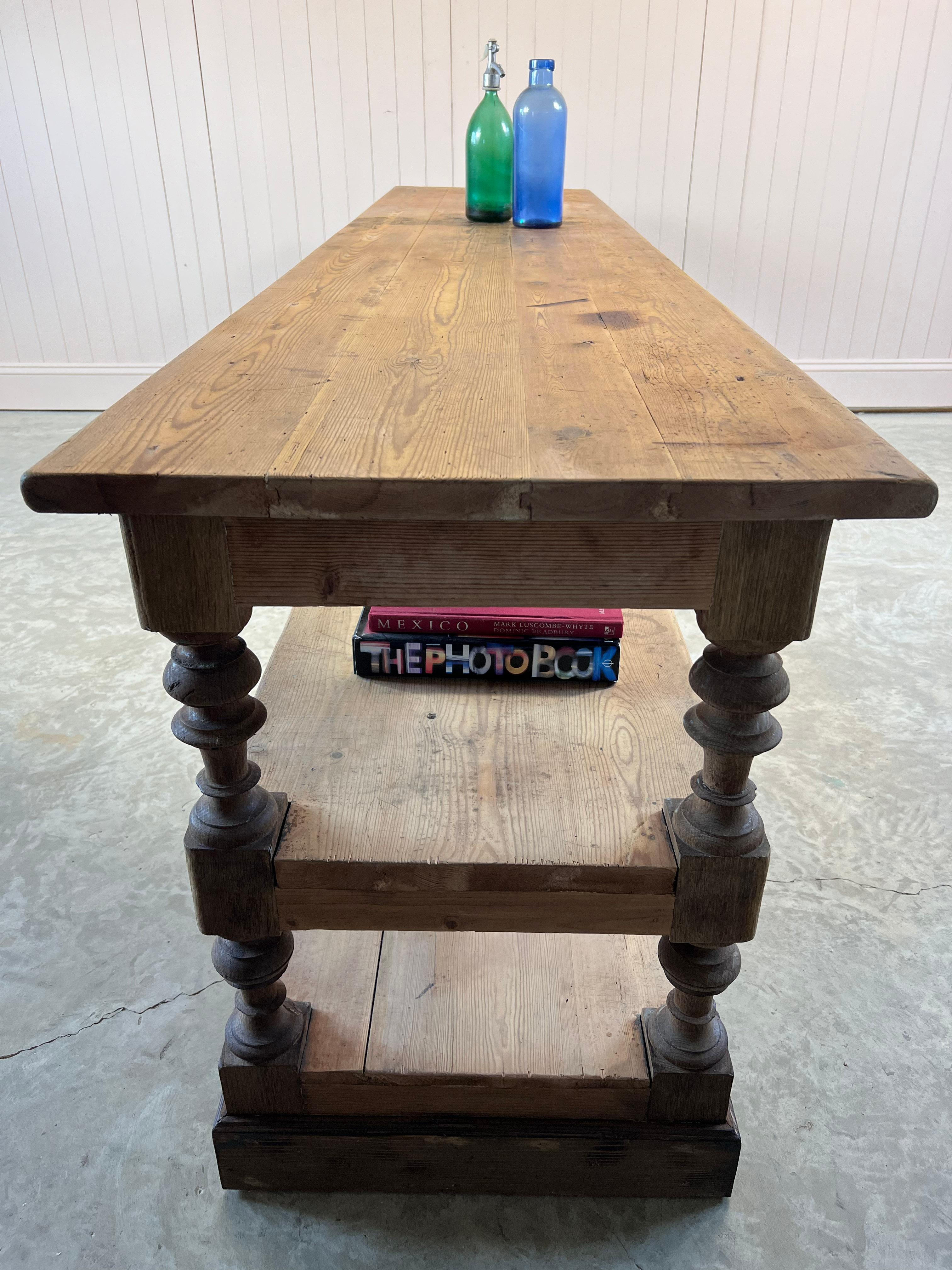 19th Century French Drapers Table For Sale 6