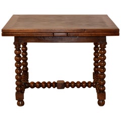 19th Century French Draw Leaf Table