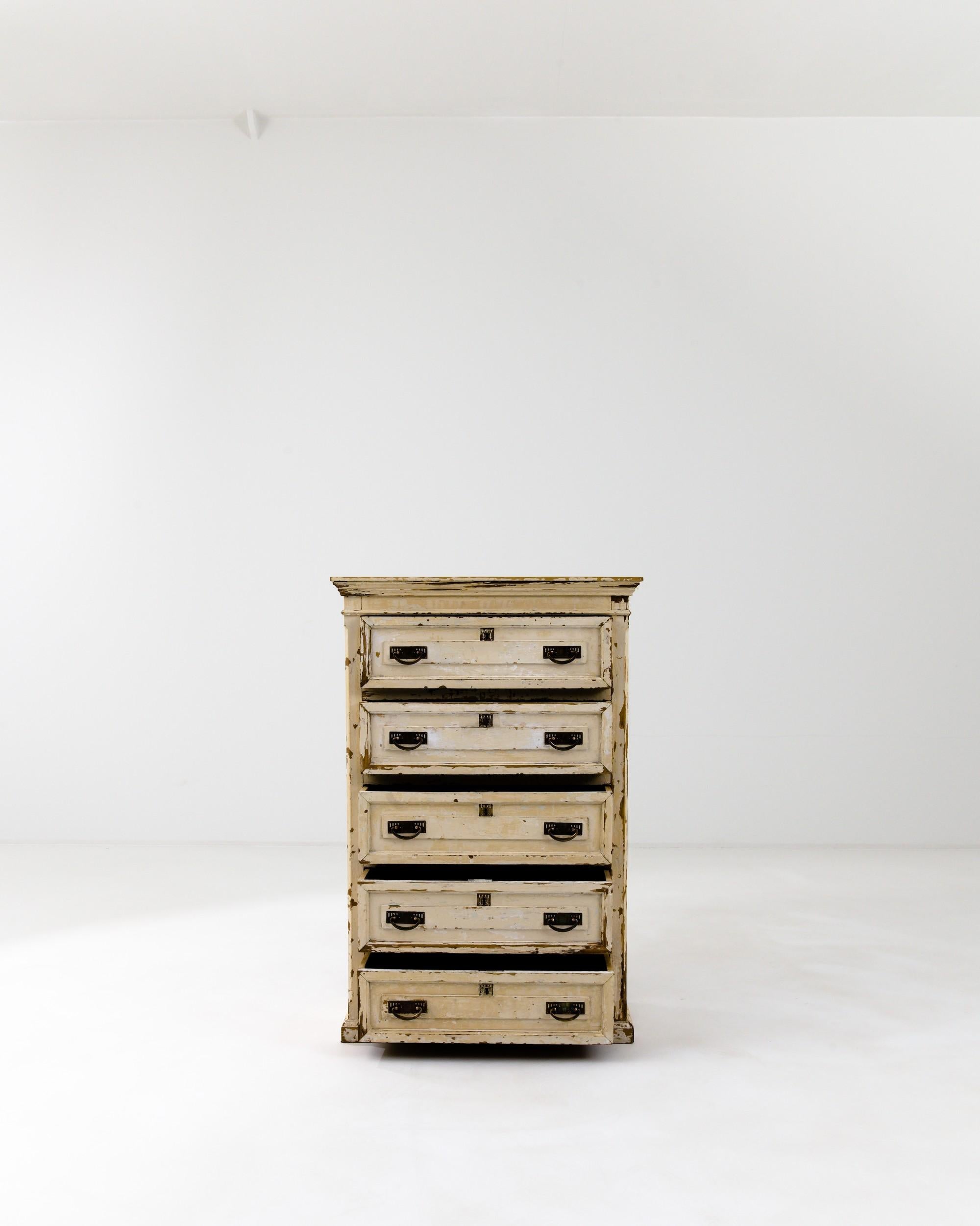 French Provincial 19th Century French Drawer Chest For Sale