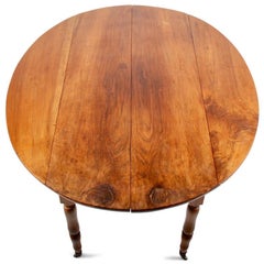 19th Century French Dropleaf Table