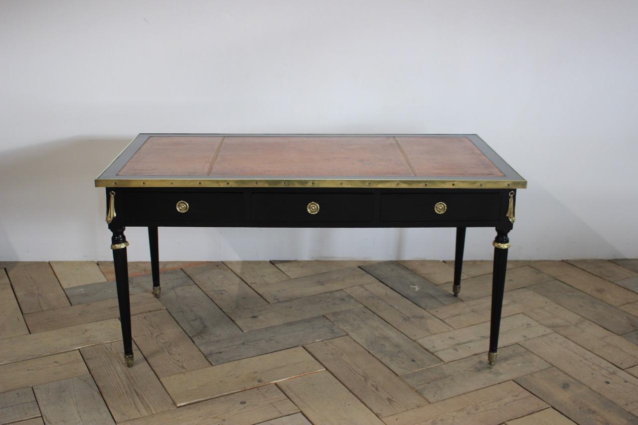 19th Century French Ebonized Desk 3