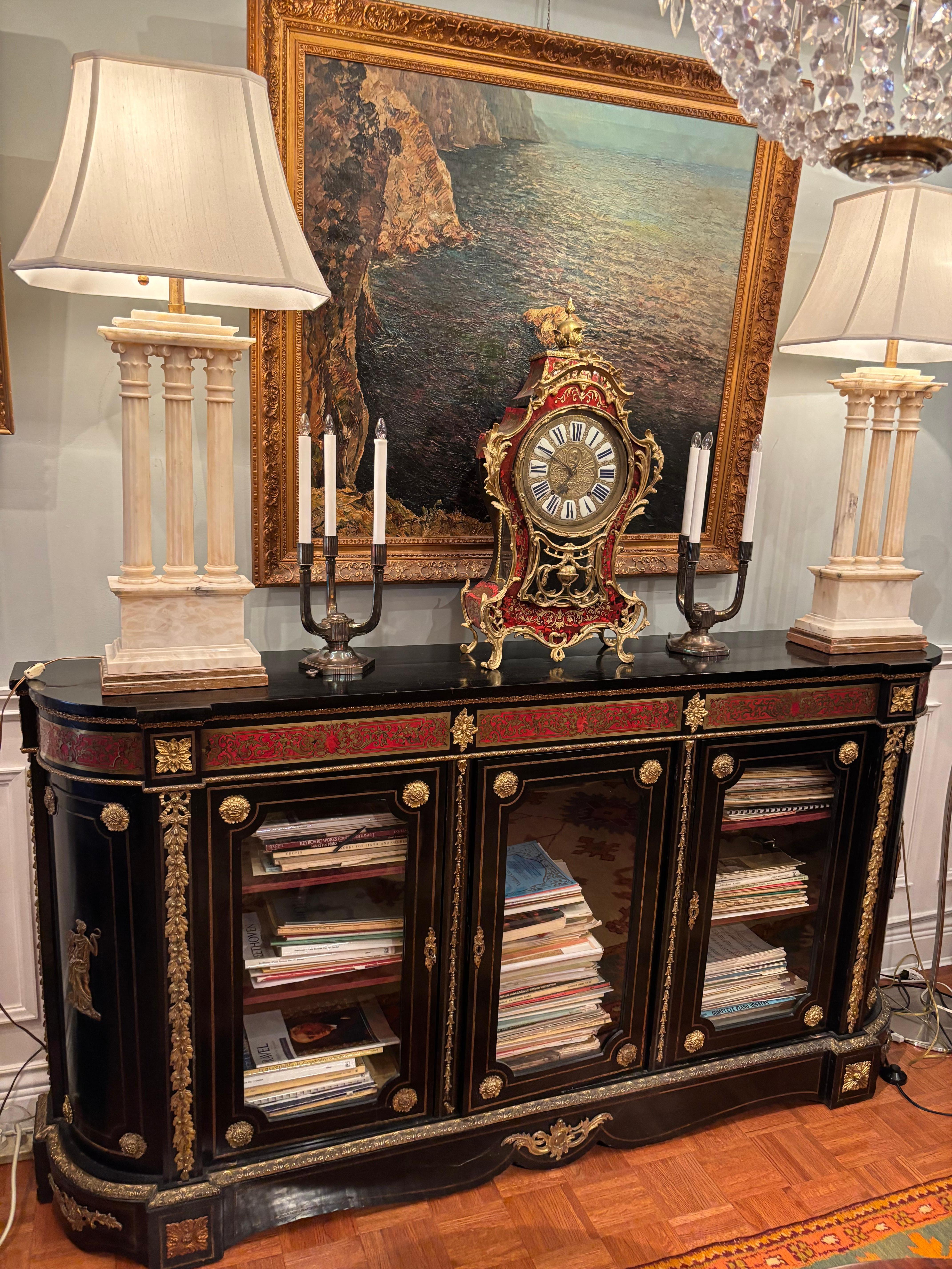 Libreria francese Boulle del XIX secolo in vendita 5