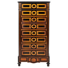 19th Century French Ebony and Kingwood Secrétaire
