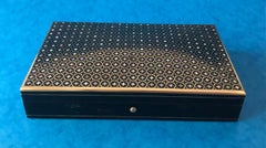 19th Century French Ebony Table Box