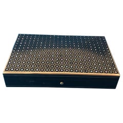 19th Century French Ebony Table Box