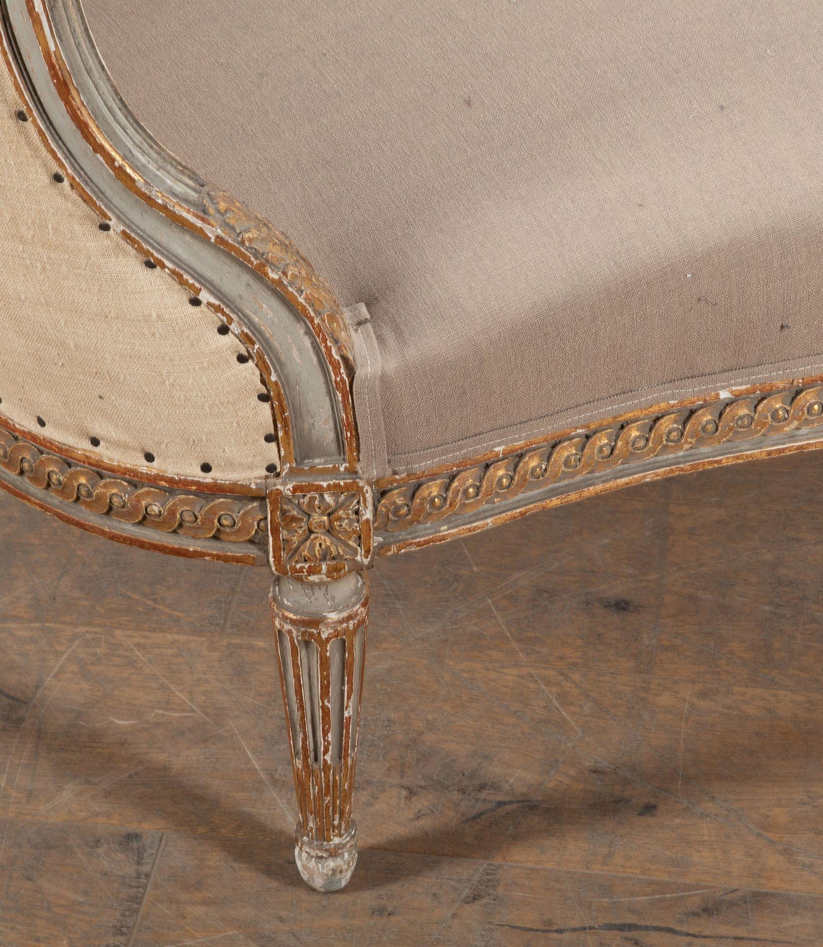 Tissu d'ameublement Causeuse Elegance française du 19e siècle en vente