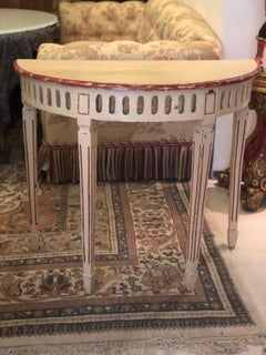 19th Century French Elegant Solid Wood Console in Louis XV Style
