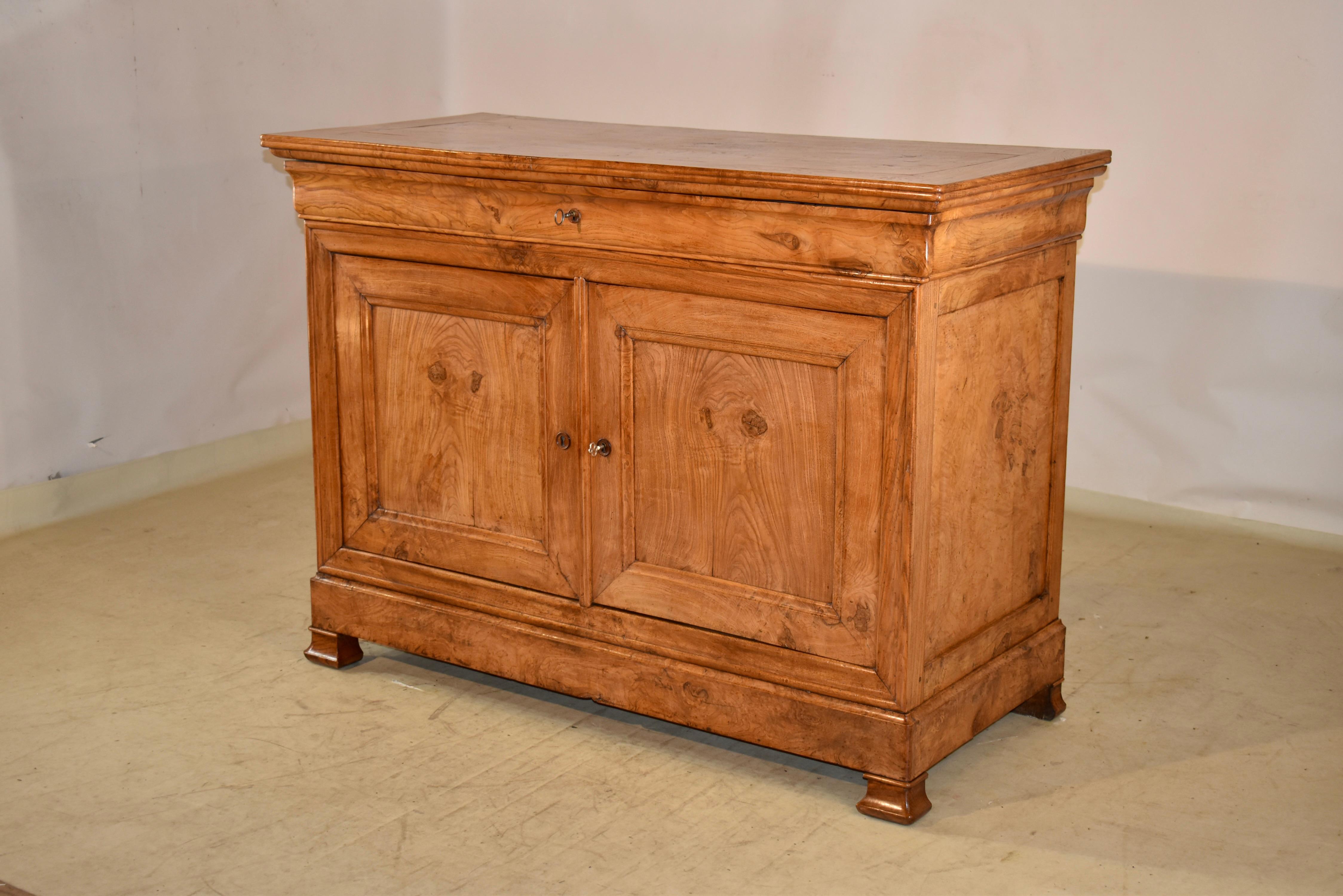 19th Century French Elm Buffet  For Sale 2
