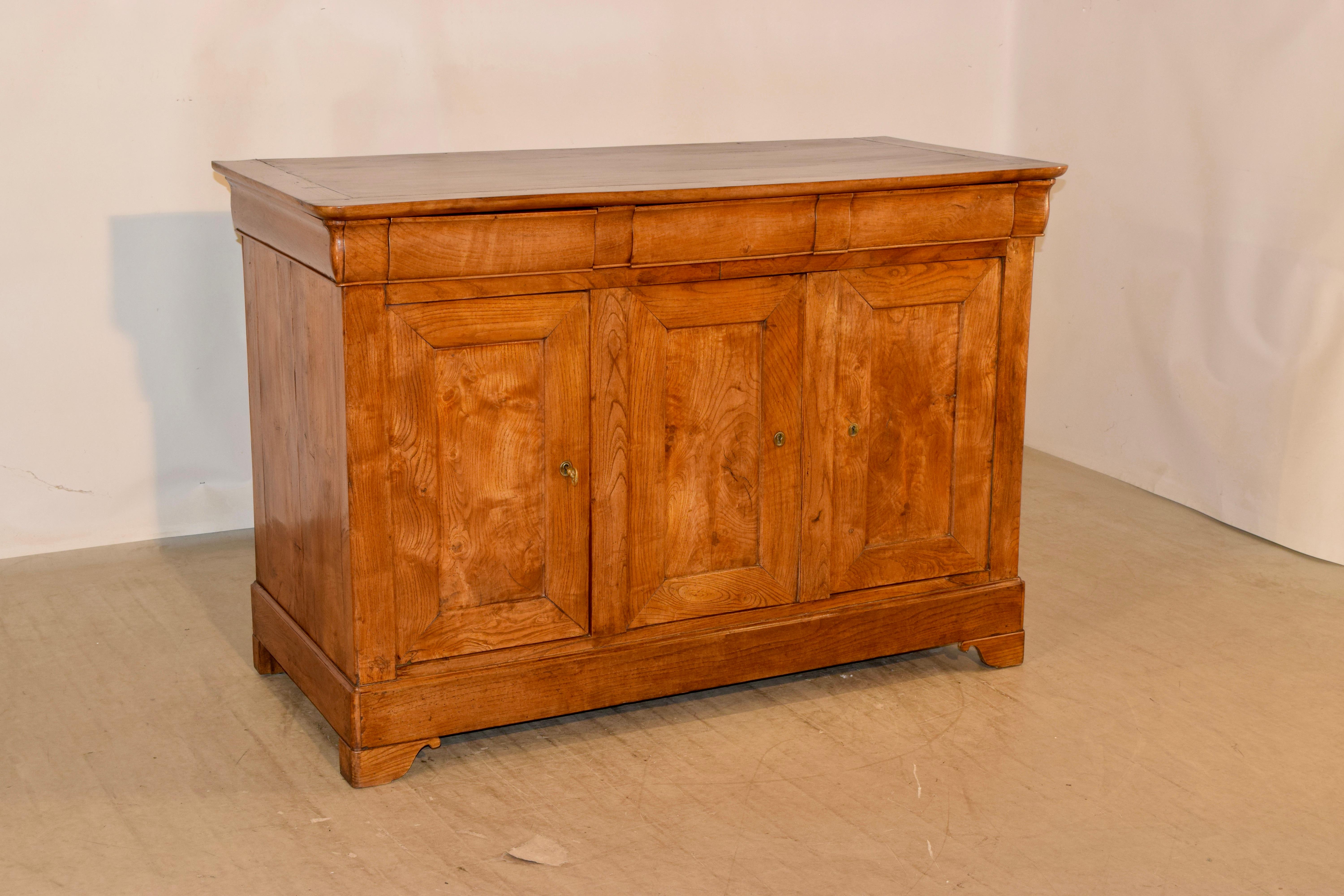Louis Philippe 19th Century French Elm Enfilade