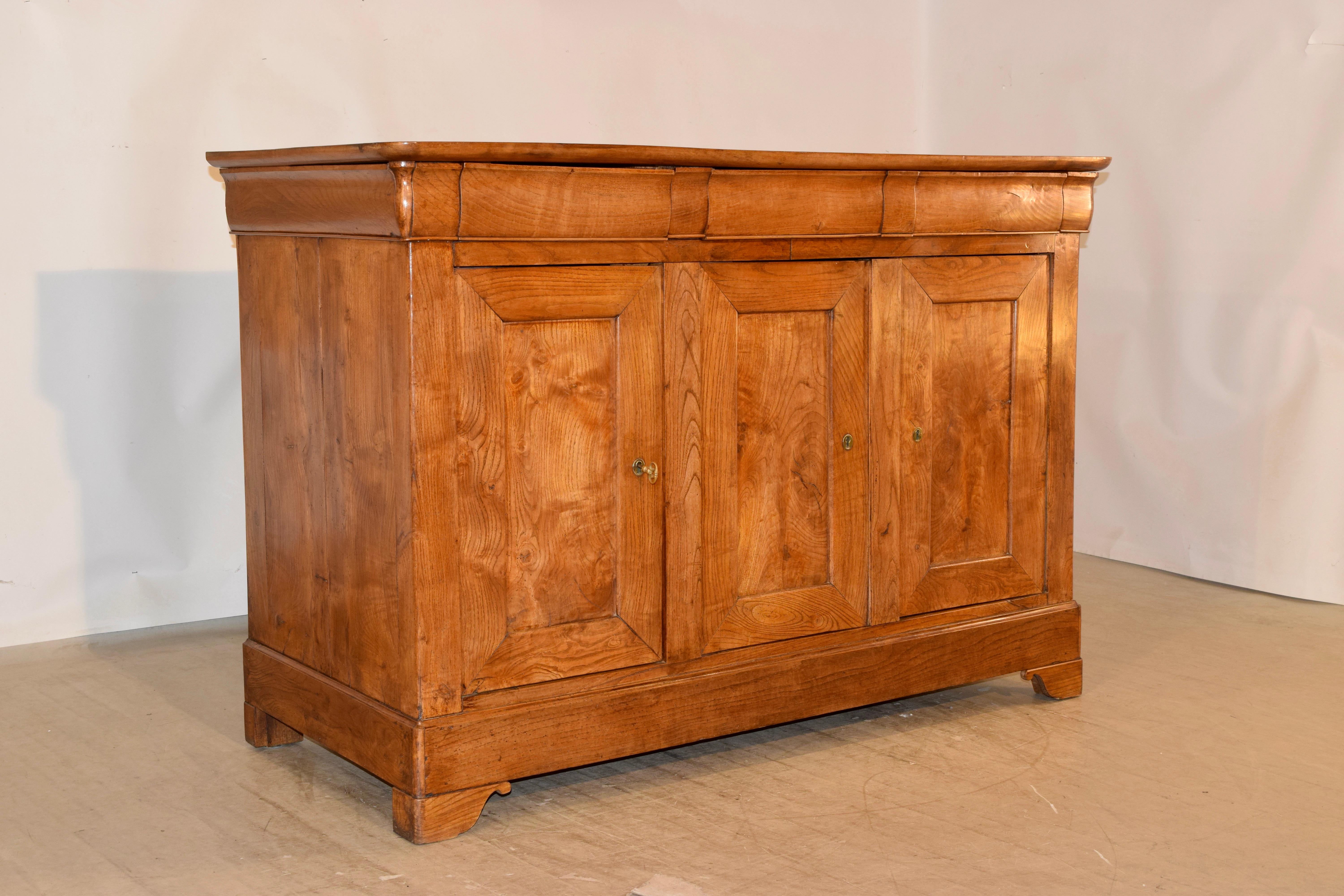 19th Century French Elm Enfilade In Good Condition In High Point, NC