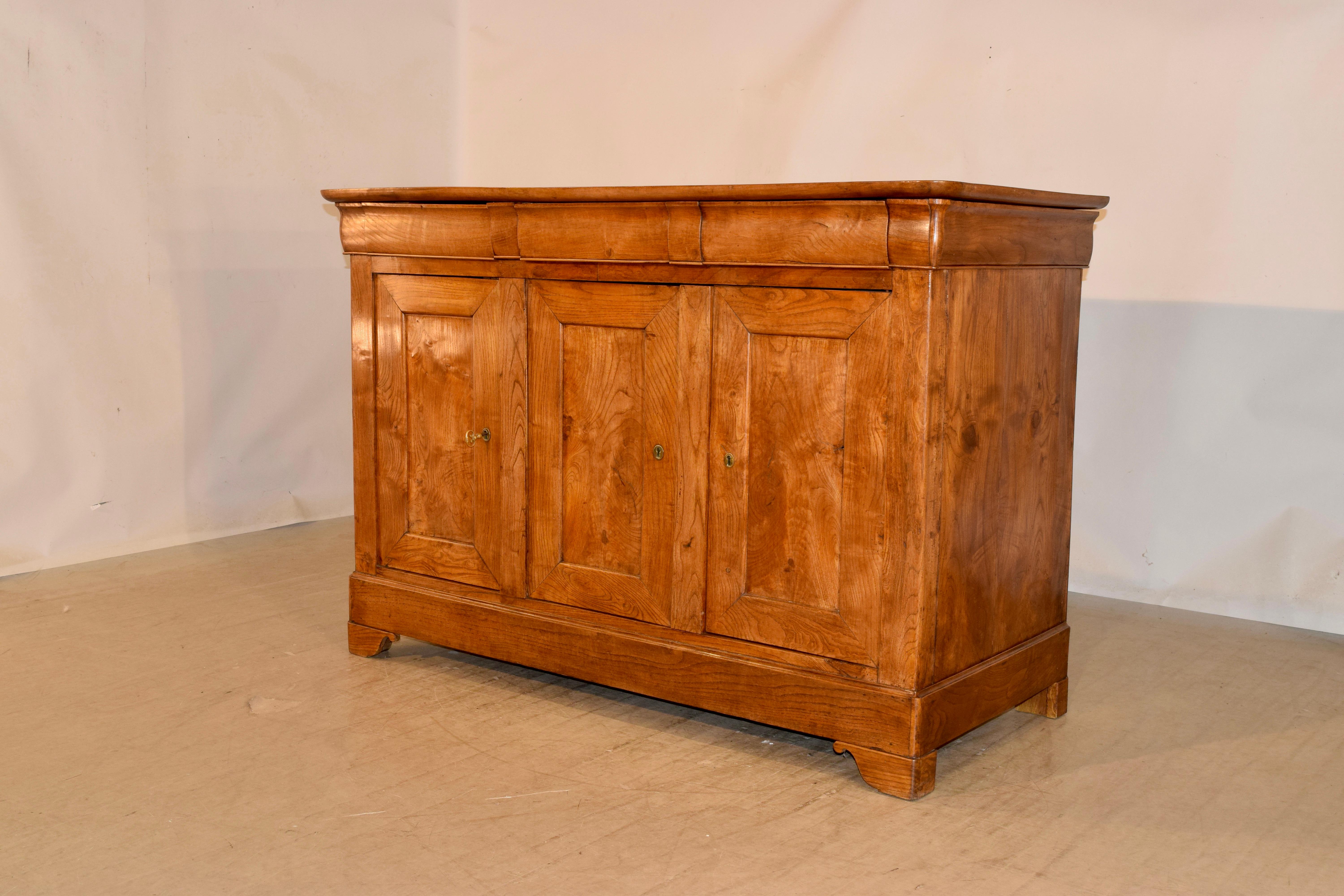 19th Century French Elm Enfilade 1
