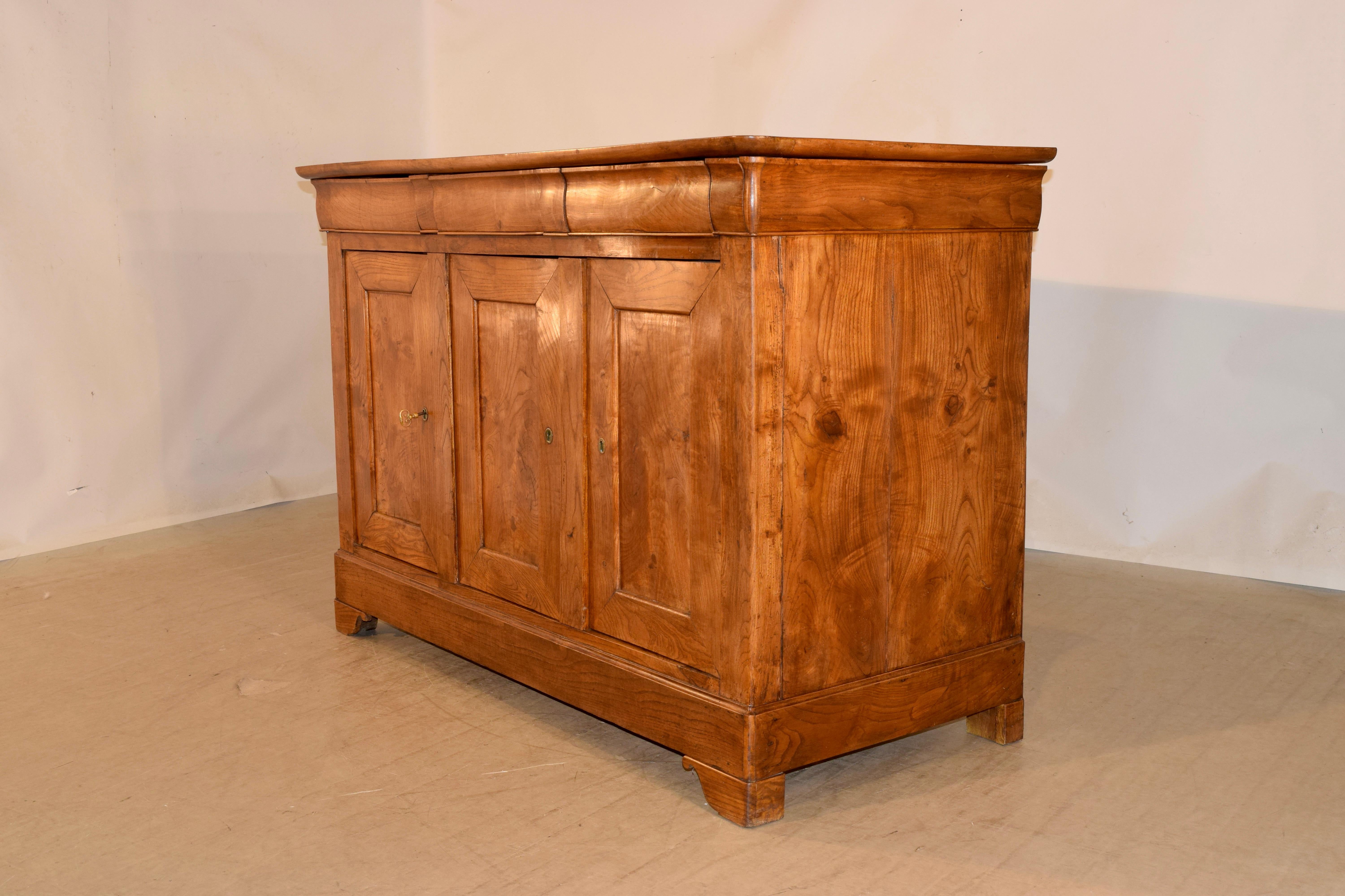 19th Century French Elm Enfilade 2