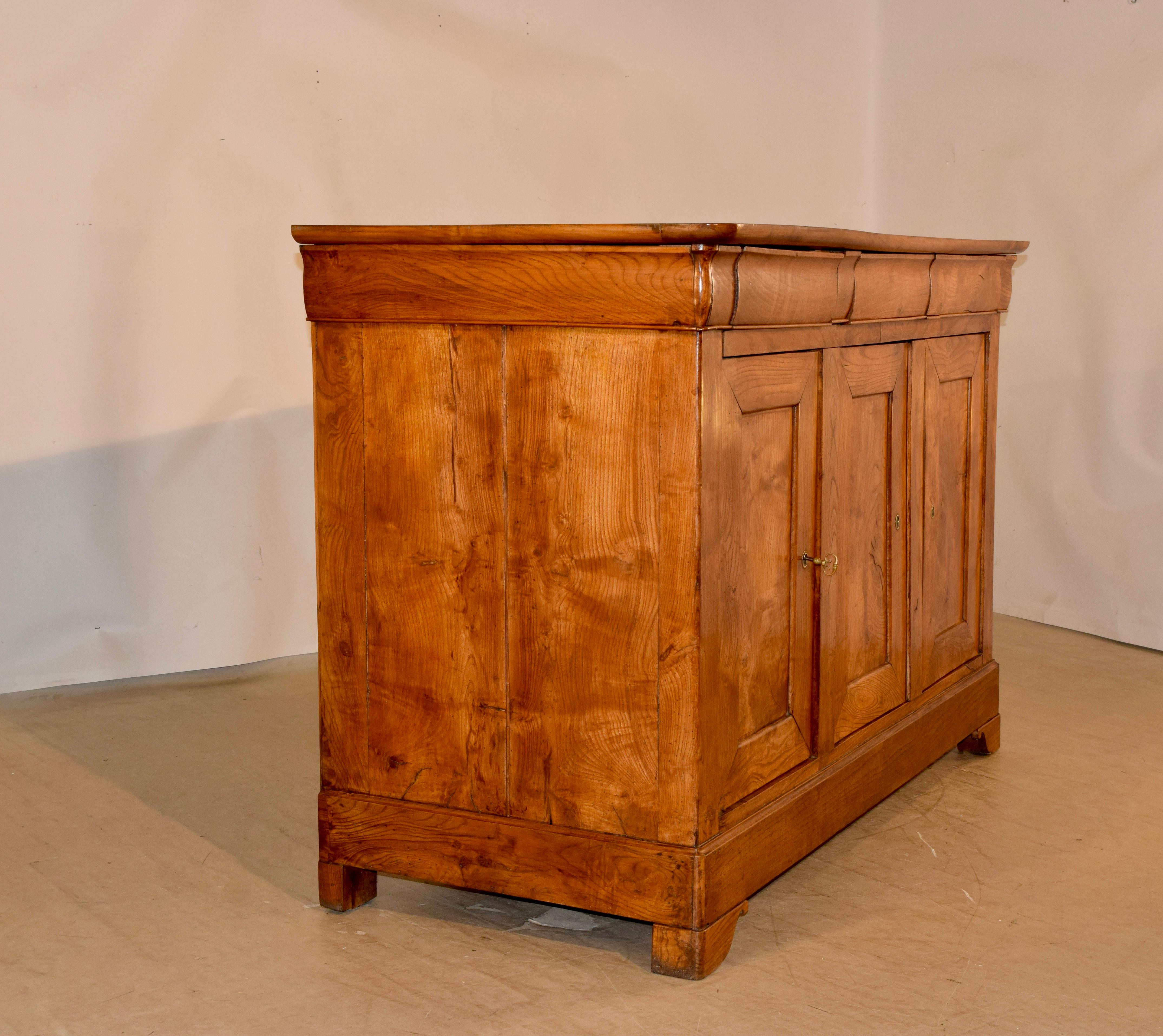19th Century French Elm Enfilade 3