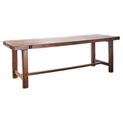 19th century French Elm Farmhouse work table