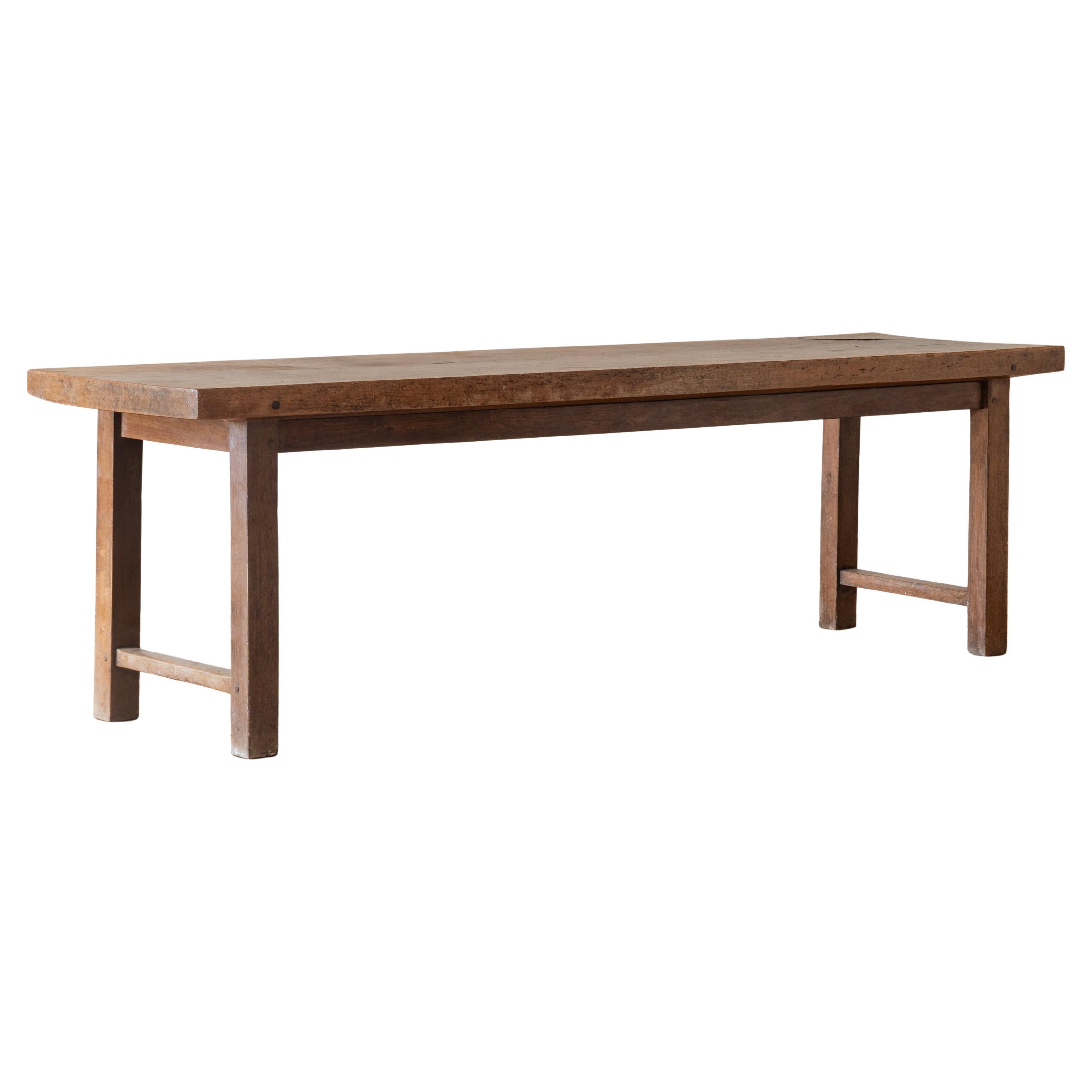 19th Century French Elm Table