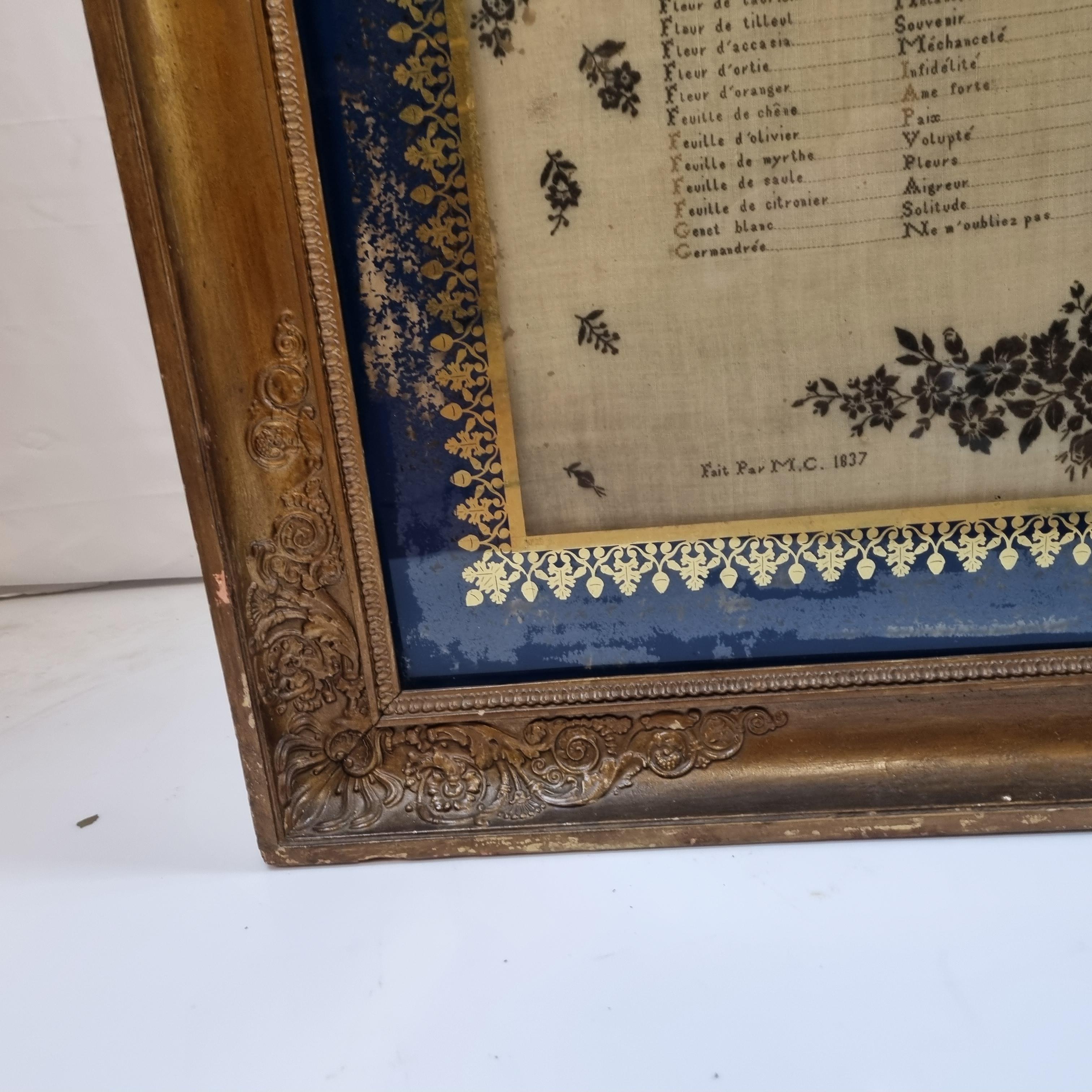 19th Century French Embroidery For Sale 8