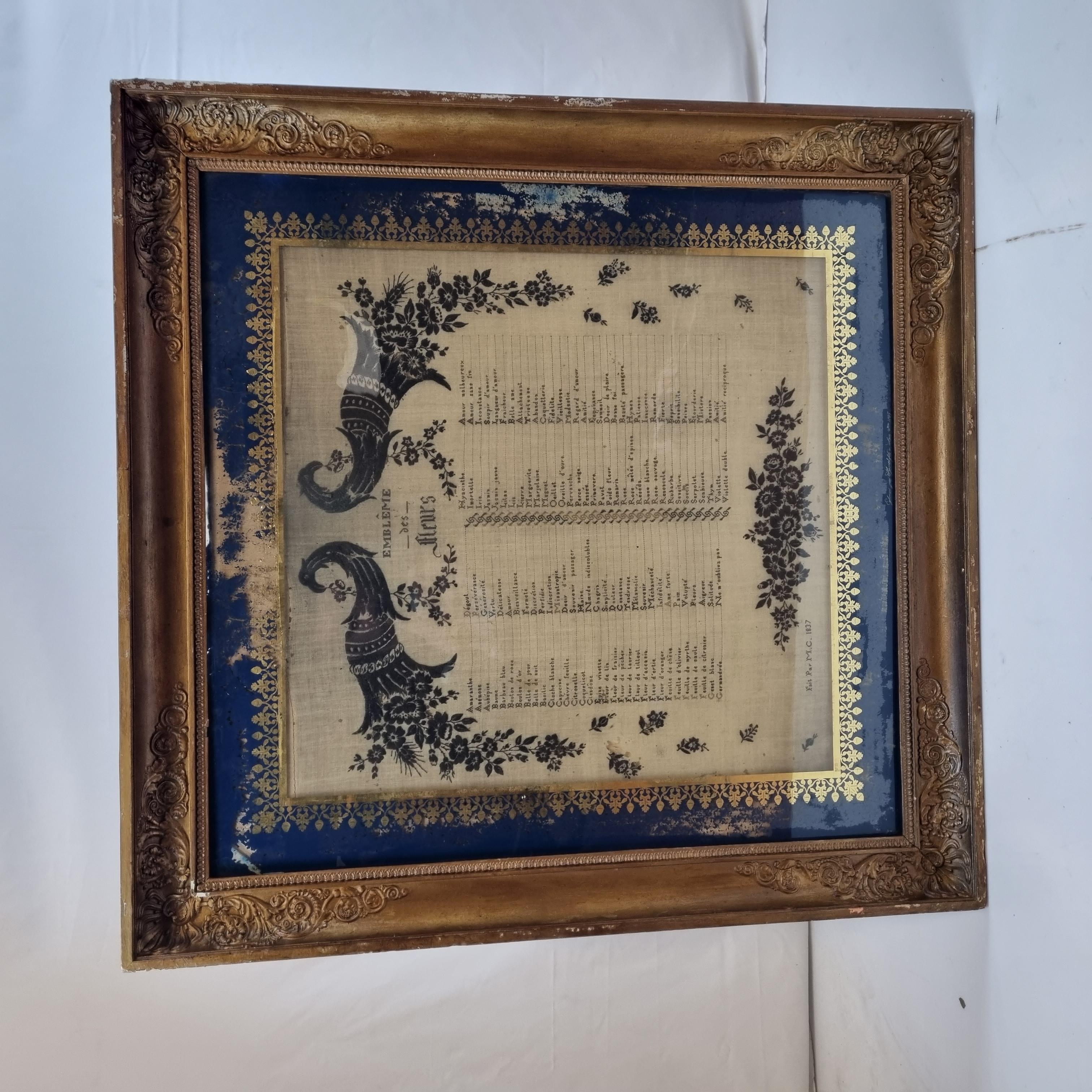 19th Century French Embroidery For Sale 3