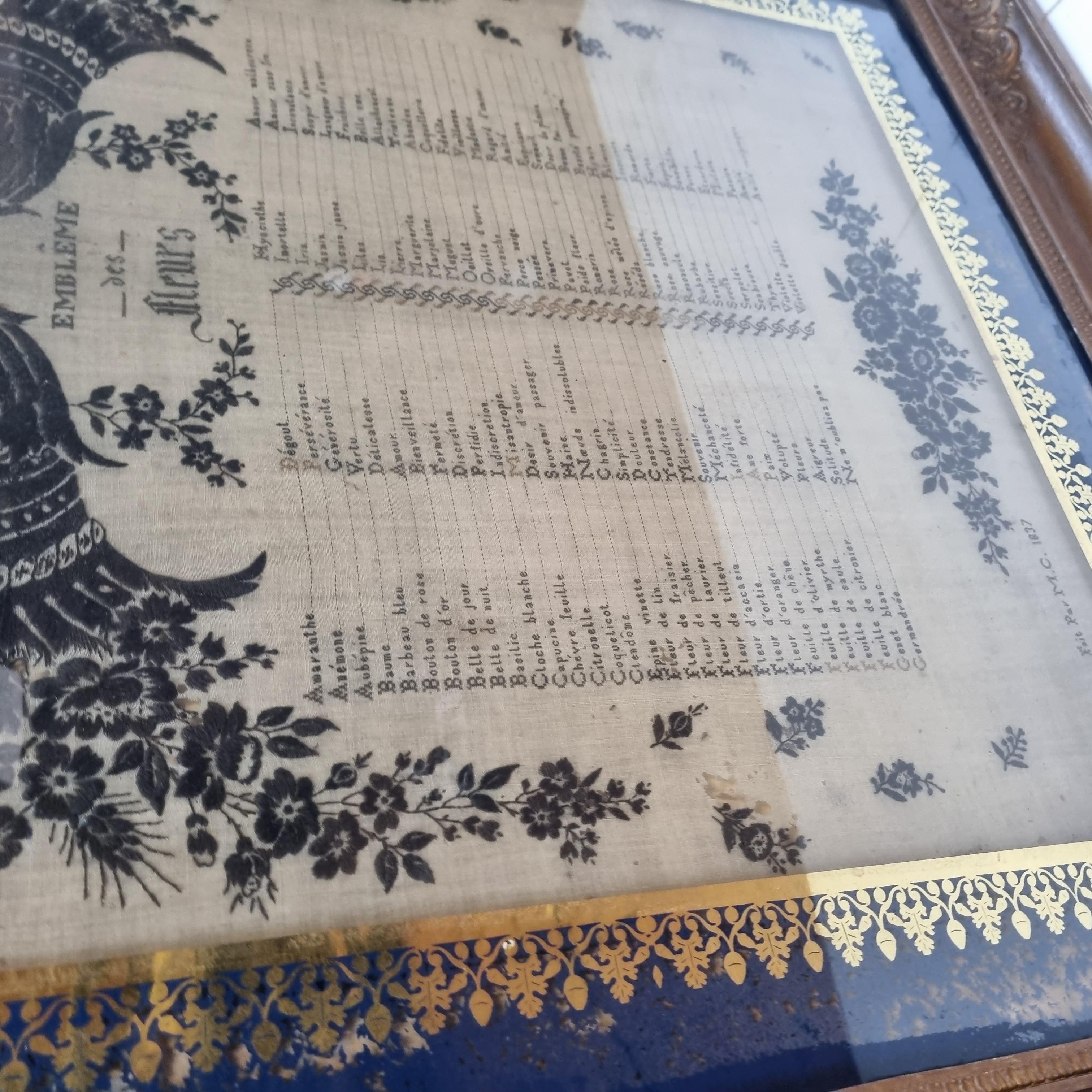 19th Century French Embroidery For Sale 4