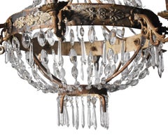 19th Century Empire 8-Arm Chandelier