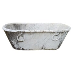 Antique 19th Century French Empire Bathtub in Marble, 1805s