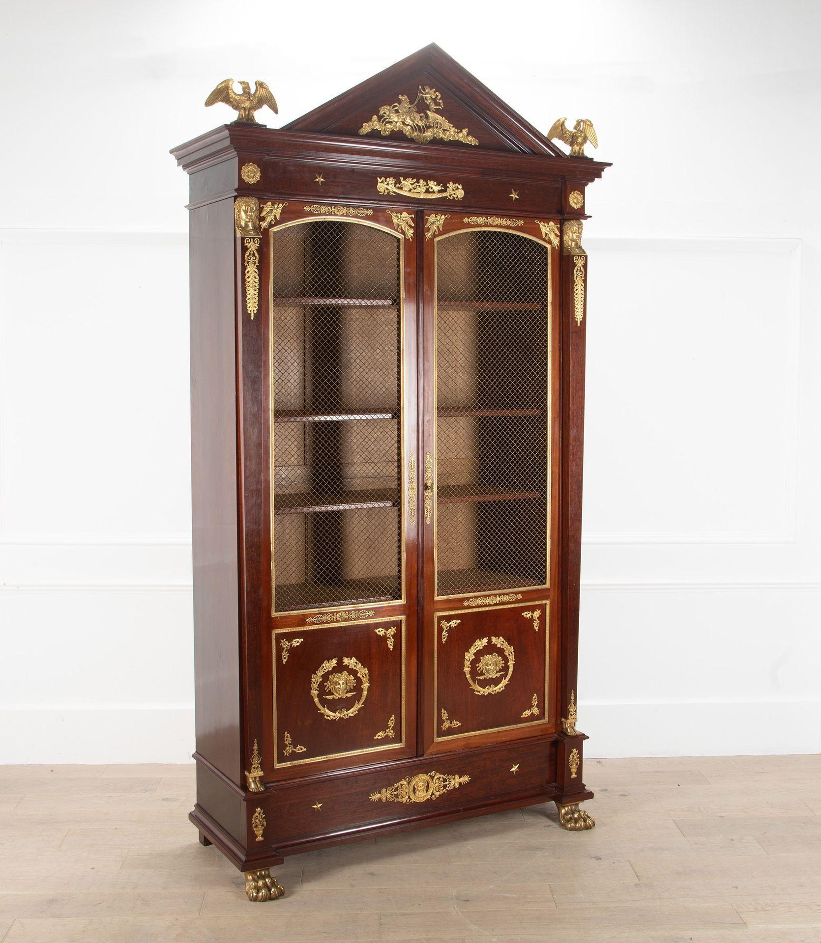 19th Century French Empire Bookcase In Good Condition In Gloucestershire, GB