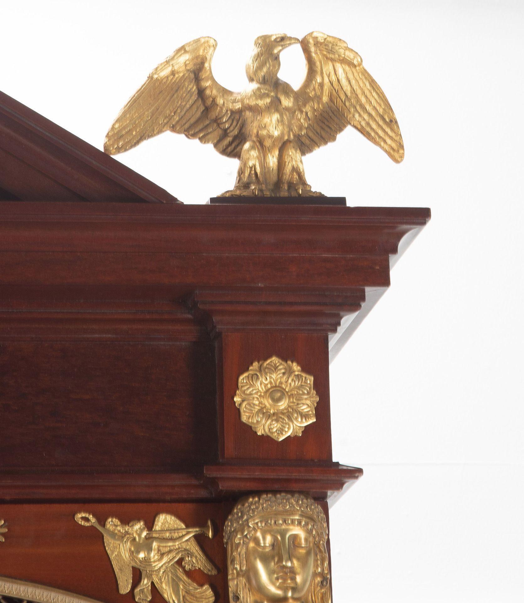 Ormolu 19th Century French Empire Bookcase