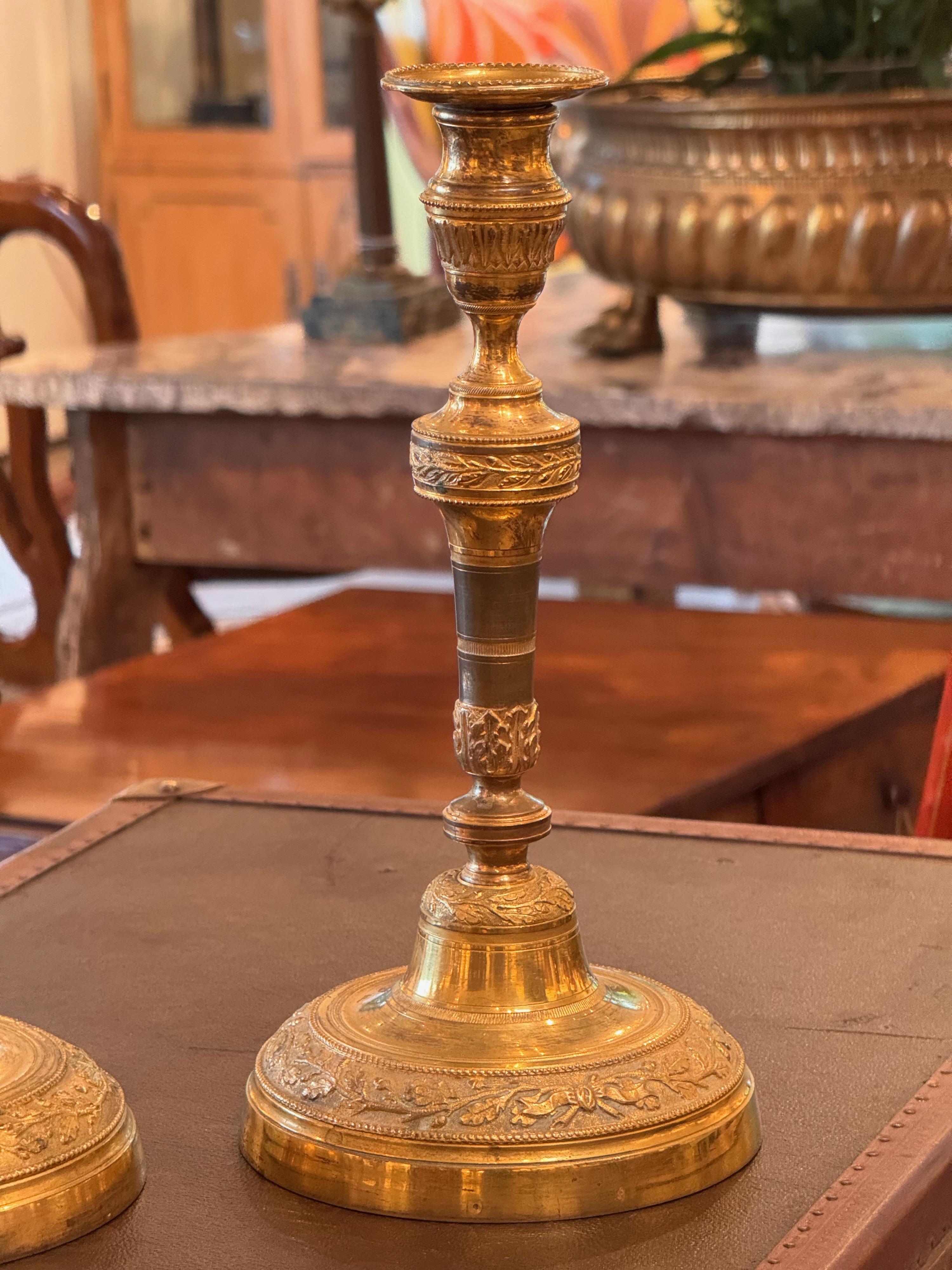 Francese Candelieri impero francesi del XIX secolo in vendita