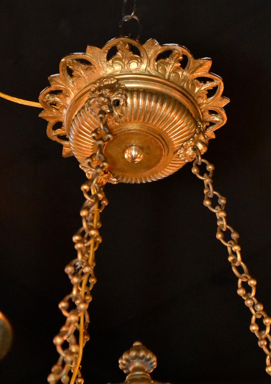 19th Century French Empire Chandelier 2