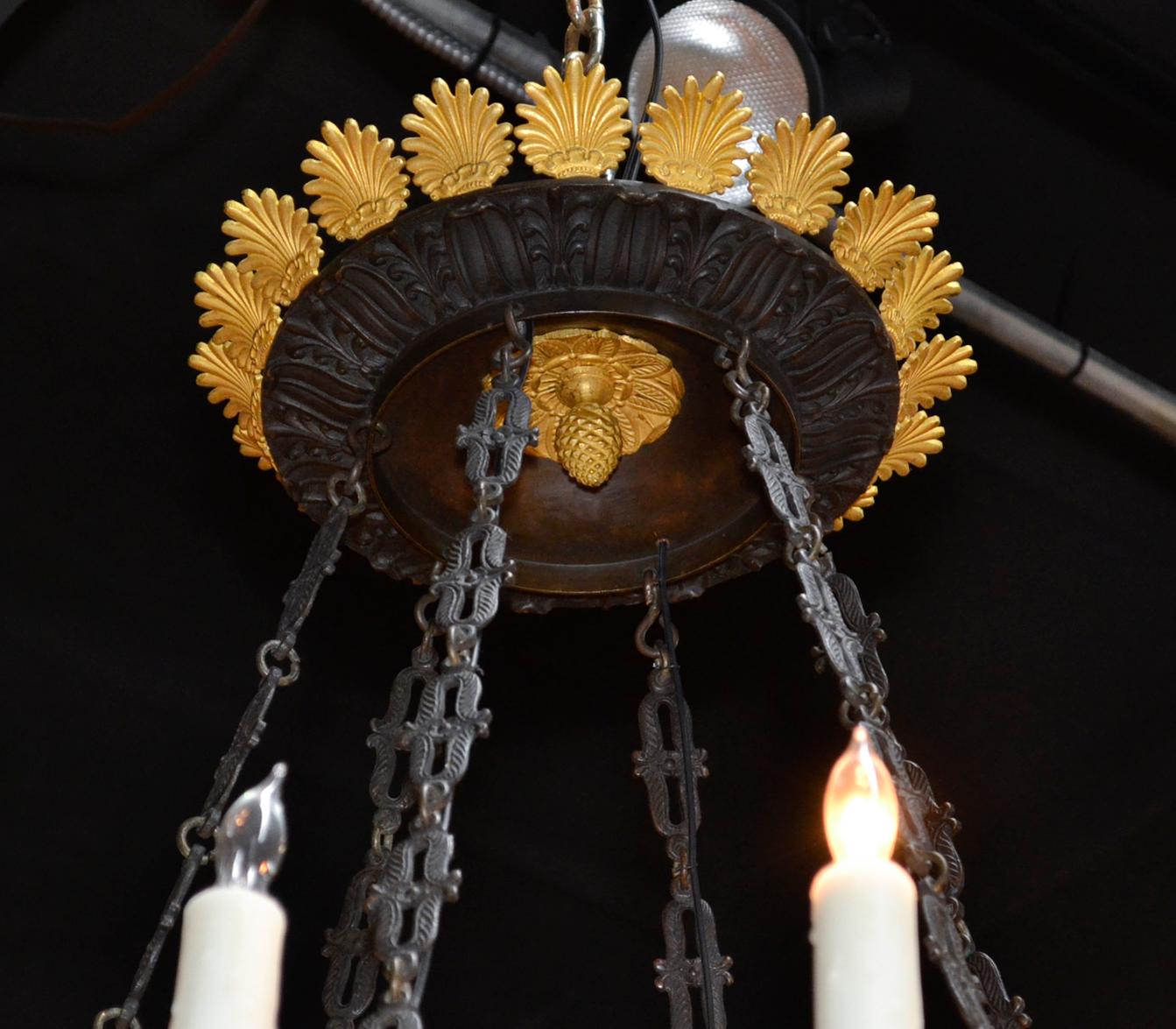 19th Century French Empire Chandelier 1