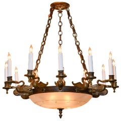 19th Century French Empire Chandelier