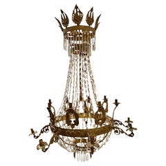 Lampadario Impero francese del XIX secolo