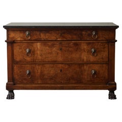 19th Century French Empire Chest of Drawers in Walnut