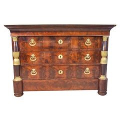 19th century French Empire Commode chest of drawers
