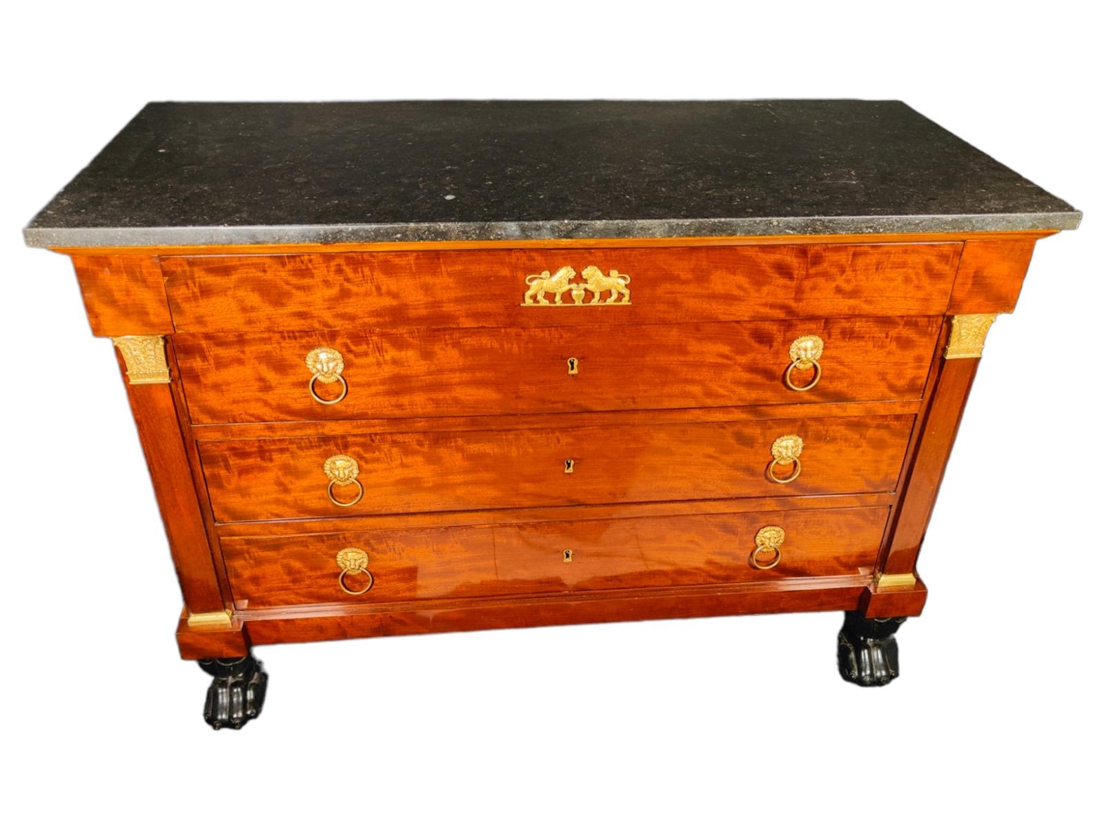  19th Century French Empire Commode For Sale 6