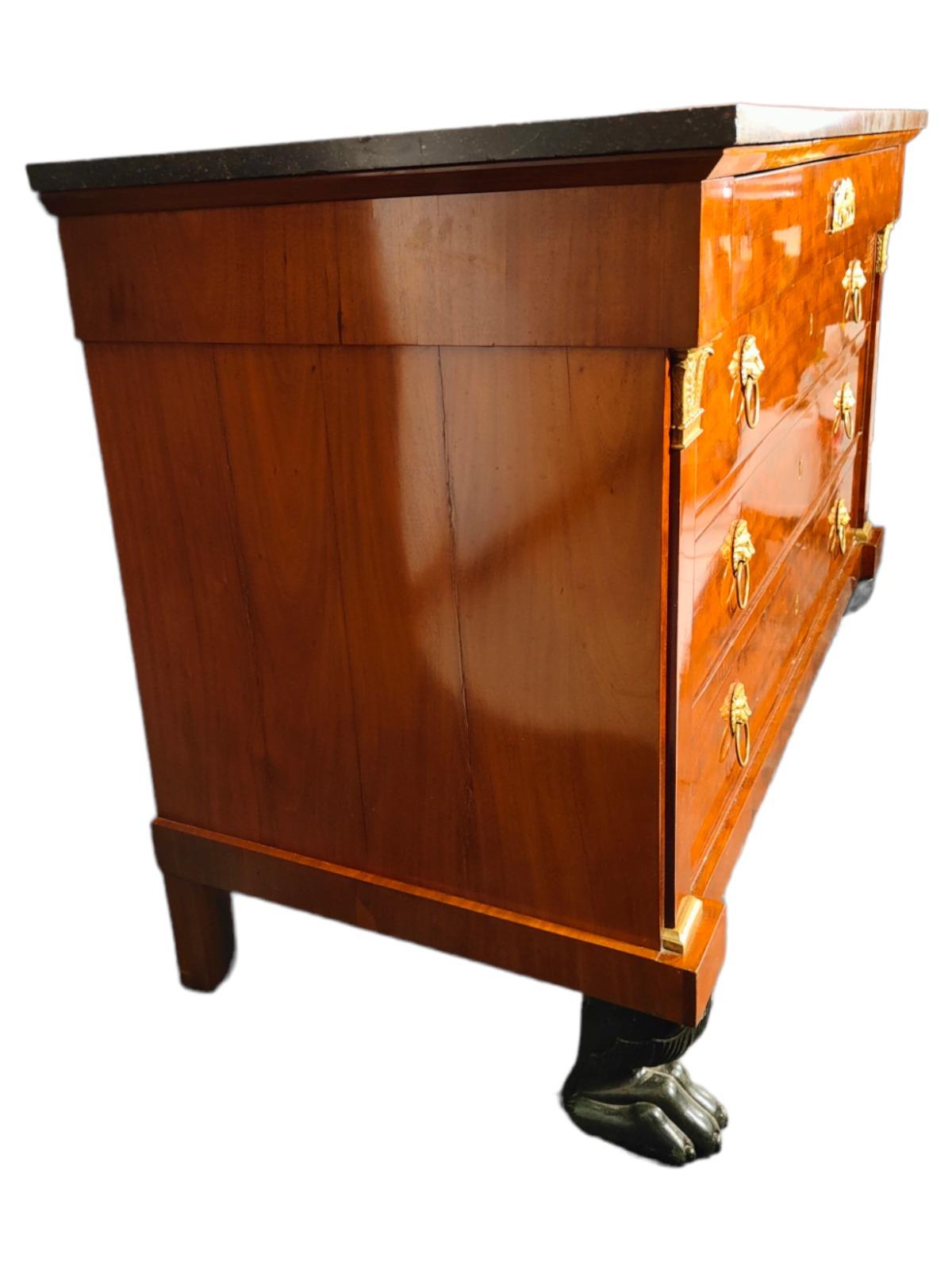 Hand-Crafted  19th Century French Empire Commode For Sale
