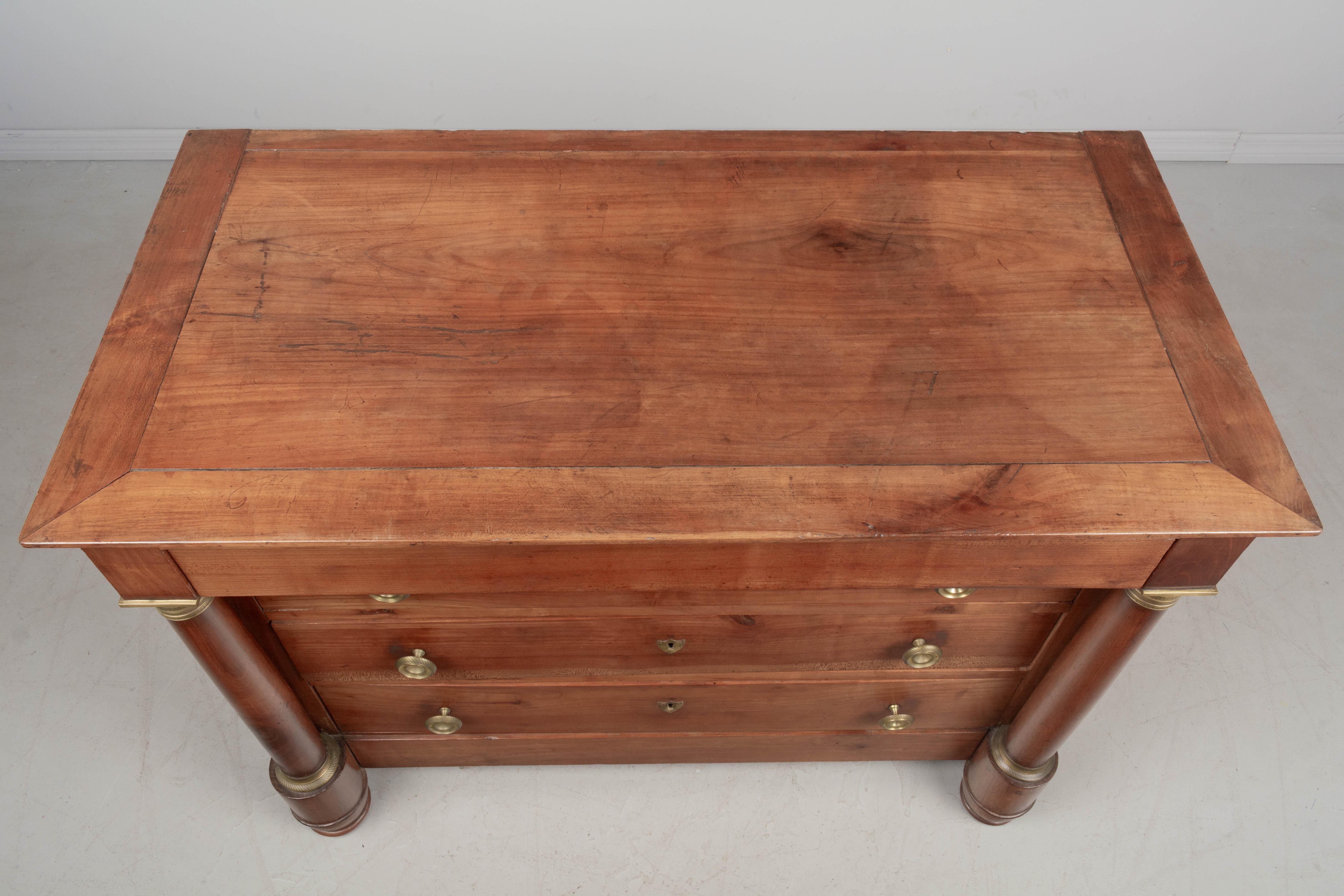 19th Century French Empire Commode or Chest of Drawers For Sale 5