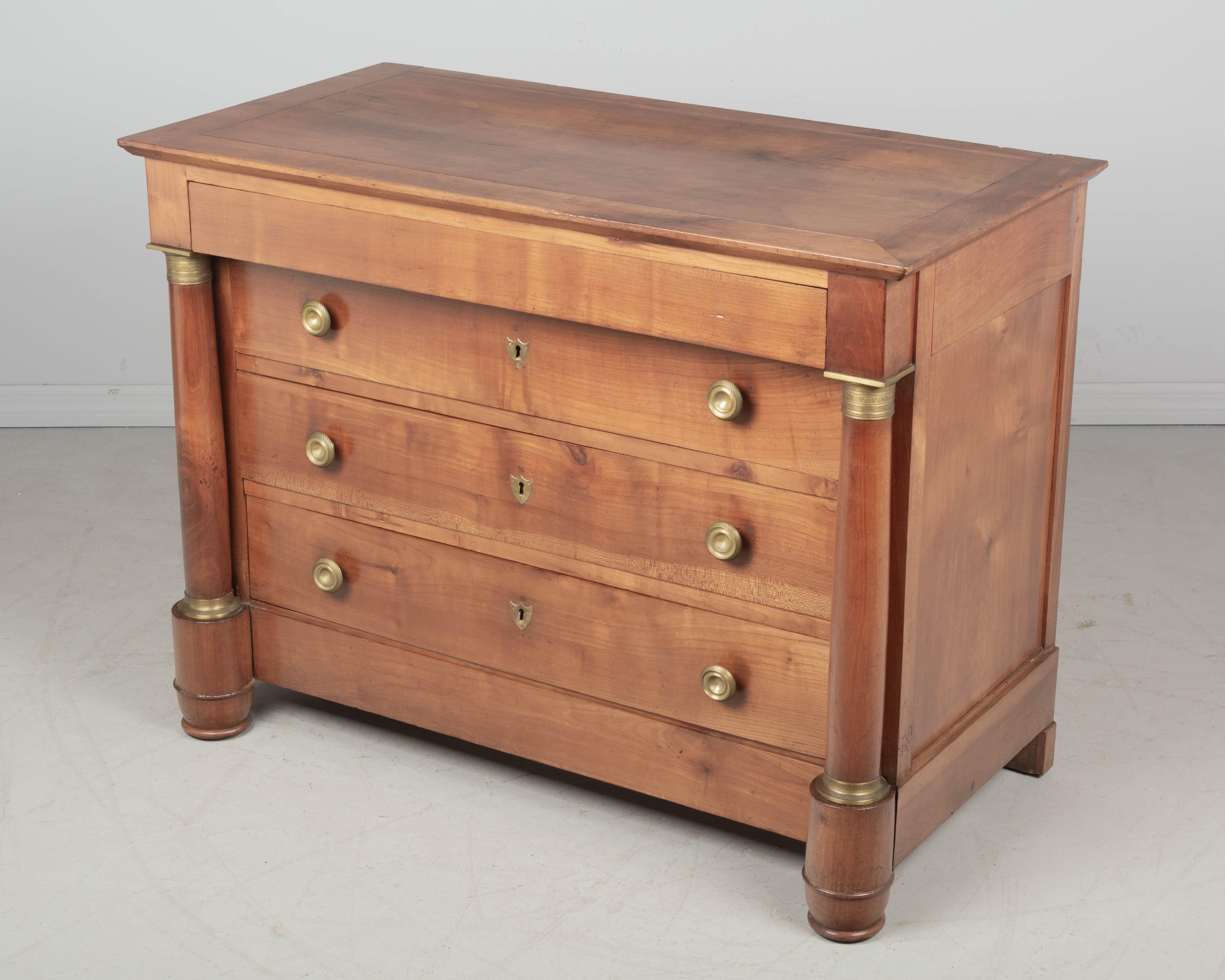 19th Century French Empire Commode or Chest of Drawers In Good Condition For Sale In Winter Park, FL
