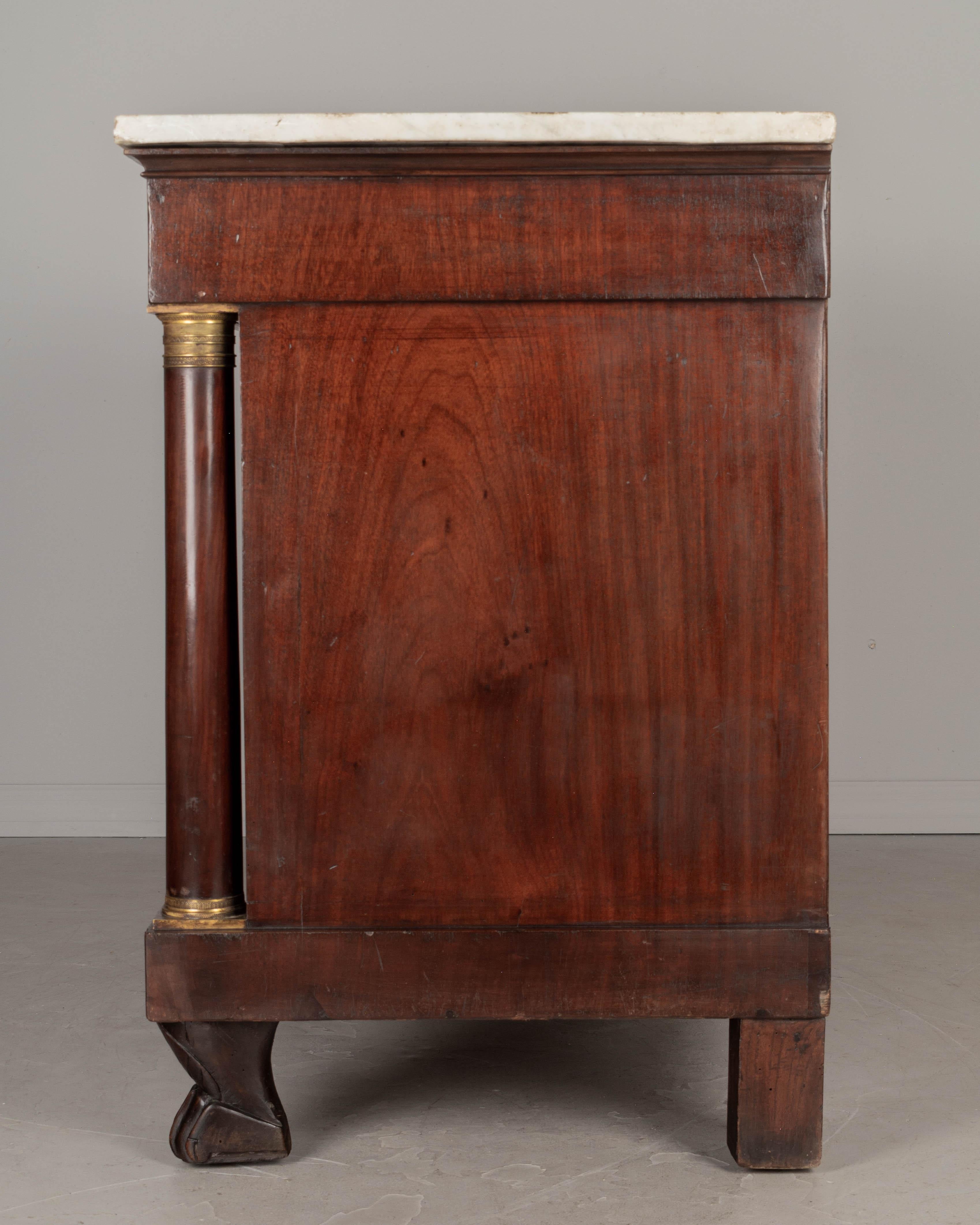 19th Century French Empire Commode or Chest of Drawers For Sale 1
