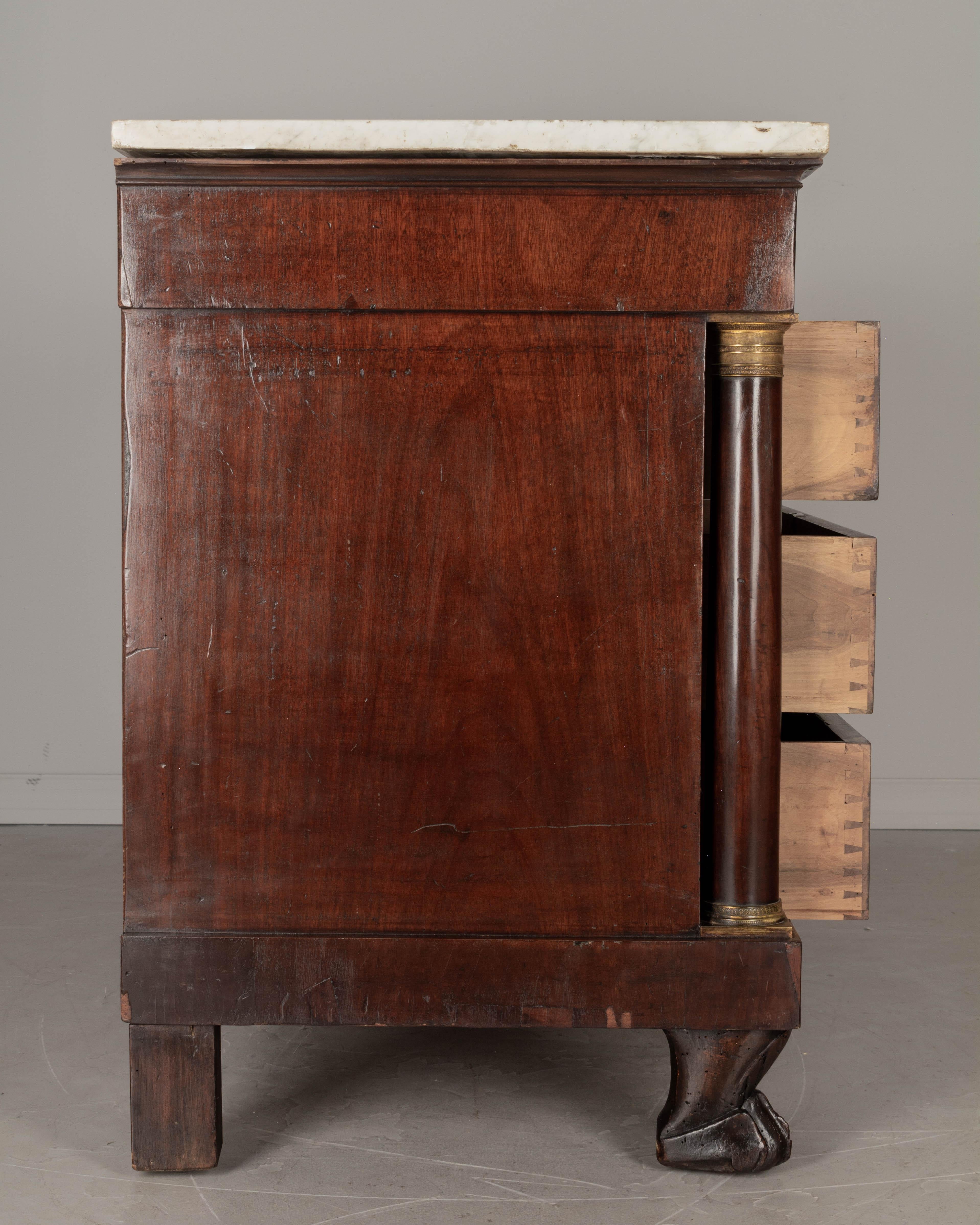 19th Century French Empire Commode or Chest of Drawers For Sale 2