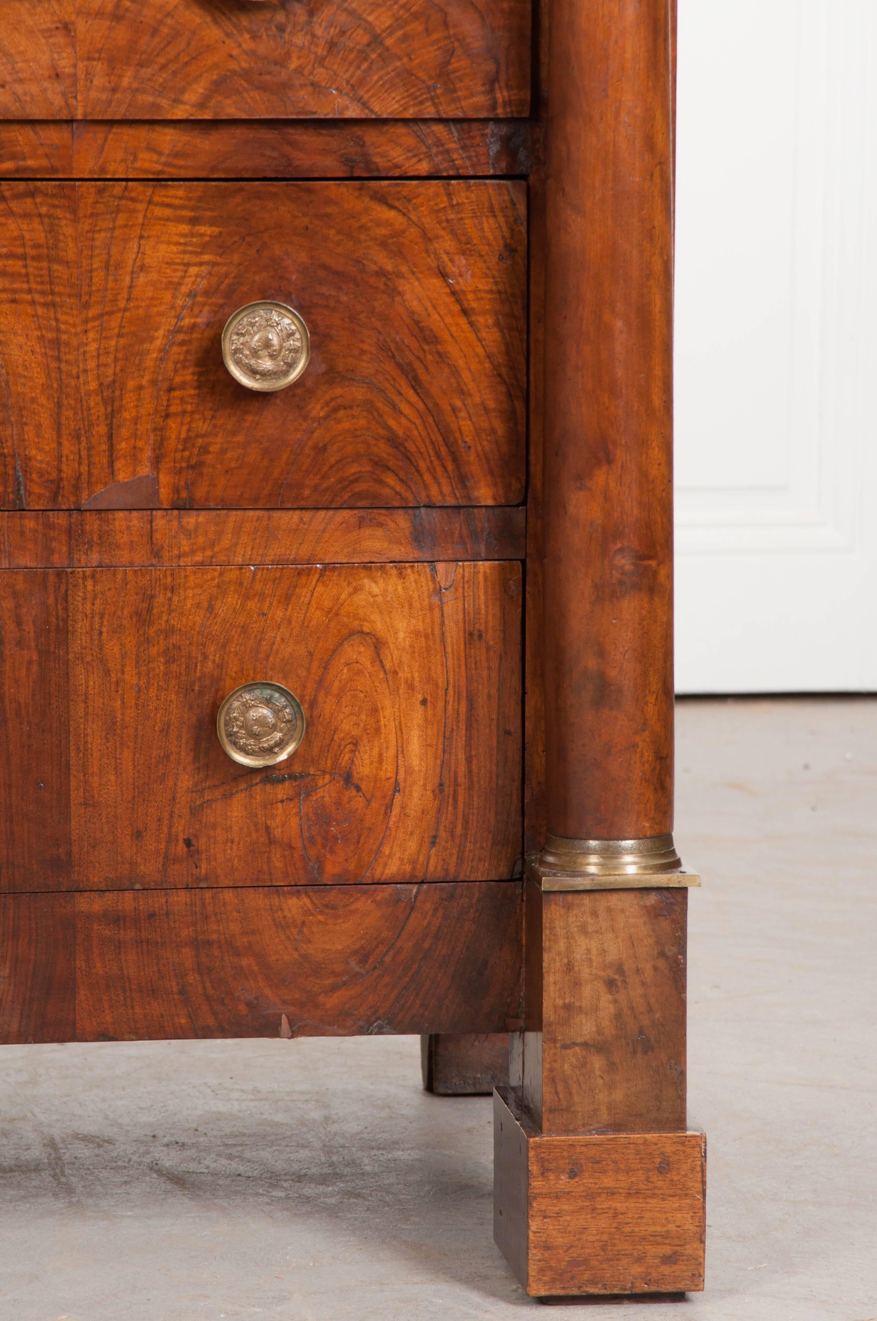 19th Century French Empire Commode with Marble Top 2