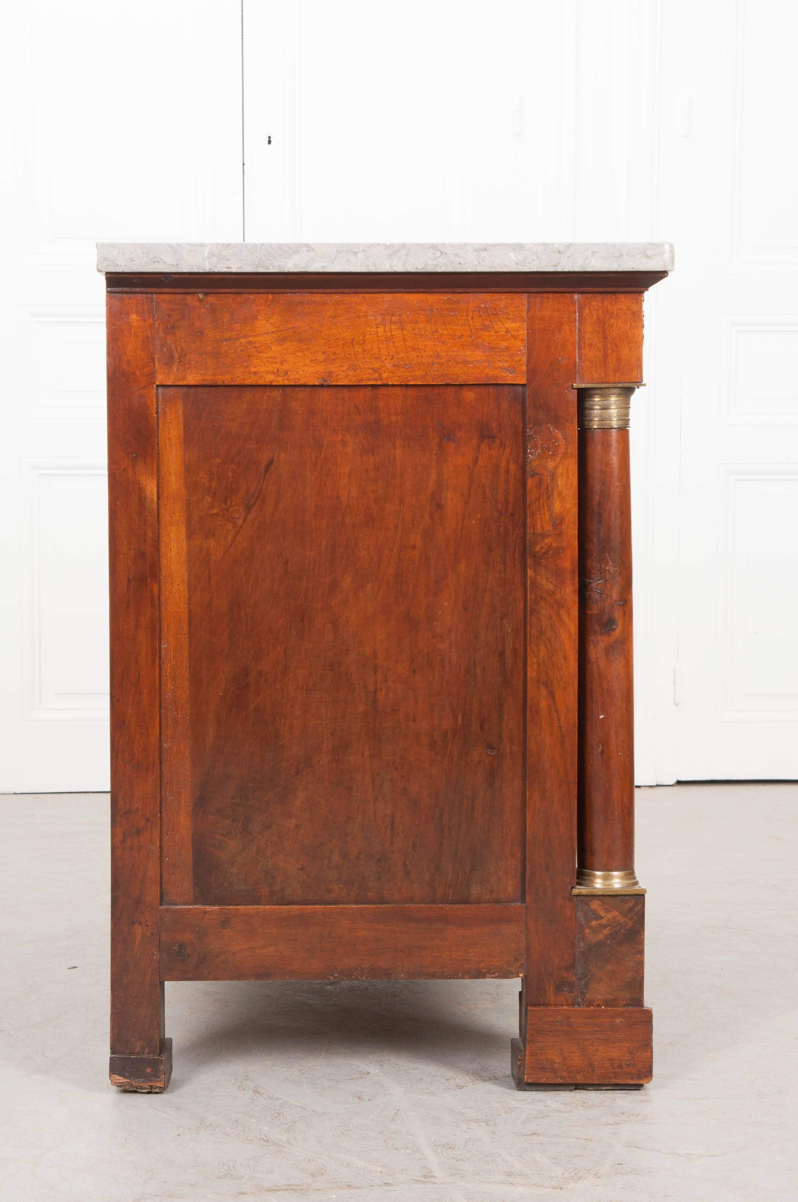 19th Century French Empire Commode with Marble Top 6