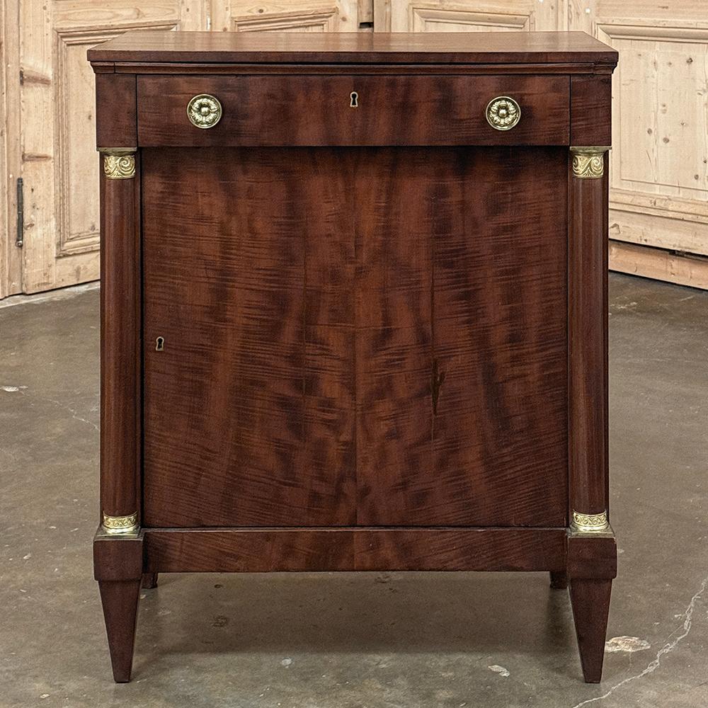 19th Century French Empire Confiturier ~ Cabinet ~ Dry Bar In Good Condition For Sale In Dallas, TX