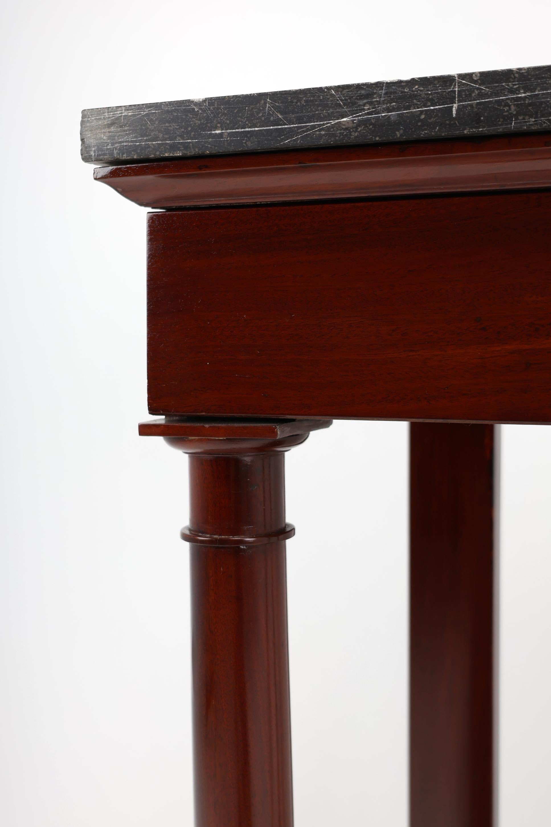 Table console Empire française du XIXe siècle en vente 5