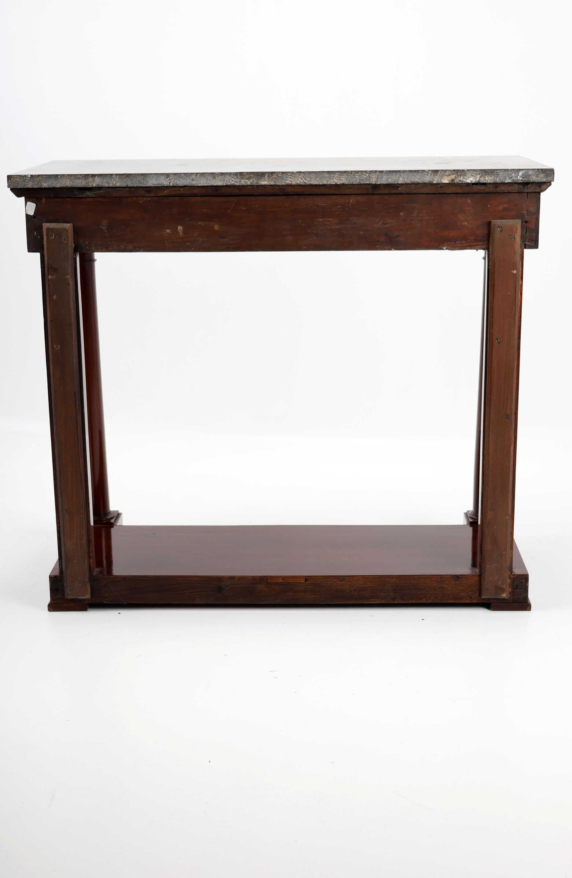 Table console Empire française du XIXe siècle en vente 10